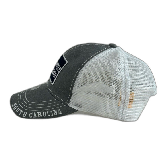 Mahi Surf Co Cap Hat Snapback Color Grey White Myrtle Beach South Carolina - Picture 7 of 11